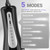 Water Dental Flosser Teeth Pick with Bag, 5 Modes Portable Cordless Oral