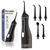Portable Water Flosser with 300ML Tank: Rechargeable Oral Irrigator with 5 Tips