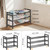 Detsuk 3-Tier Expandable Shoe Rack – Adjustable Heavy-Duty Metal Shoe Organizer Shelf for Closet, Entryway