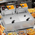 Electric Deep Fryer 20L/21QT Stainless Steel Large Capacity Commercial Fryer with Basket