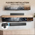 Sound Bar Speakers Bluetooth Wireless, TV Speakers Sound Bar Subwoofer, Home Theater Surround Sound Bar HDMI(ARC) Optical AUX USB