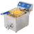 TOPKITCH 6.3Qt Electric Fryer with Oil Drain,30 Minutes Timer,Stretch forming oil tank,Lid and Solid Wire Mesh Basket,Light Duty Commercial Electric Countertop Deep Fryers