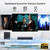 GEOYEAO Sound bar with subwoofer, 200W 2.1 ch soundbar w/Dolby Atmos Surround Sound System