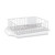 Farberware Classic Large Rust Resistant Full Dishrack with Removable 3 Compartment Flatware Caddy