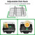 SAYZH Dish Drying Rack - Expandable Dish Rack for Kitchen Counter