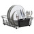 Better Houseware in Sink Dish Drying Rack, Dish Drying Rack in Sink with Non-Slip Handles