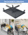 Dish Drying Rack with Drain Board, 304 Stainless Steel Core