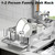 Ewaiira Dish Drying Rack, 304 Stainless Steel Dish Racks for Kitchen Counter
