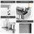 Ewaiira Dish Drying Rack, 304 Stainless Steel Dish Racks for Kitchen Counter