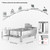 Ewaiira Dish Drying Rack, 304 Stainless Steel Dish Racks for Kitchen Counter