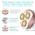 Electric Shaver for Women 3D Floating Blade Rotary Razor Hair Remover for Arms
