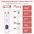Electric Razors Shaver for Women - 5 in 1 Womens Electric Razor Bikini Trimmer