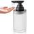 Automatic Touchless Liquid Soap Dispenser Clear Glass Rechargeable Type C