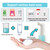 Automatic Hands Free Foaming Soap Dispenser, 240ml Countertop