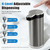 Automatic Soap Dispenser Touchless - 350ml 304 Stainless Steel, 0.25s Fast