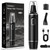 Professional Nose Hair Trimmer for Men, Rechargeable 2 in 1