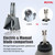 Nose Hair Trimmer for Men Birdie, Manual, Battery-Free, Water-Resistance