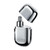 yoose Nose Hair Trimmer, Alloy Rechargeable Nose Hair Trimmer for Men Women, IPX7 Waterproof, Detachable Head, Easy to Clean, Portable Travel Size Nose Trimmers, Dual Edged Blades, Painless, Silver