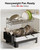 Extra Large Two Tier Stainless Steel Dish Drainer Drying Rack