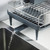 Kenmore Loxdell Expandable Full Size Rust Resistant Dish Rack with Drain Board