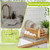 6 Pcs Dish Drying Rack Set 2 Tier Bamboo Collapsible Dish Rack