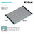 Kraus Roll Up Dish Drying Rack with Self-Draining Silicone