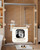 Shower Door 56-60" W x 72" H, Bathroom Sliding Door,Double Sliding Glass