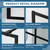 Shower Door Clear Tempered Glass Framed Shower Screen