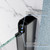 W x 68" H Frameless Pivot Shower Door, 1/4" (6mm) Clear SGCC Tempered