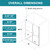 Shower Door with Soft-Close & Anti-Leak,5/16" (8mm) Double Sliding
