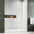 Shower Glass Door Panel, 30" W x 78" H Framless Bathroom Fixed Glass Shower Door