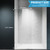Shower Glass Panel, 34" W x 78.75" H Fixed Shower Screen Panel with 3/8"(10mm)