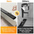 Pull out Cabinet Organizer Fixed with Adhesive Nano Film, Slide out Dish Drying Rack for Kitchen Cabinets