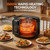 KEINVE 1500W Electric Deep Fryer with 3 Temperature Settings