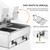 ROVSUN 24.9QT Electric Deep Fryer w/Frying Baskets Timer Drains & Lids