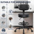 Brick Attic Drafting Chair with Backrest – Adjustable Foot Rest Rolling Stool