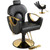 Salon Chair Reclining Barber Hair Chair for Hair Stylist with Heavy Duty