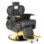 Barber Salon Hair Chair, Hydraulic Rolling 360° Swivel Barber
