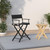 Director's Chair Black Frame-with Black Canvas, Counter