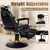 Barber Chair, Heavy Duty Vintage Recline Hydraulic Barber Chair
