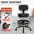 Adjustable Height Heavy Duty Garage Stool with Footrest and Storage