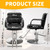 Barber Chair for Hair Stylist- Comfortable Cushion，360° Swivel，Adjustable Height