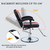Classic Reclining Barber Chair, Salon Chair for Hair Stylist with Heavy Duty