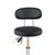 HOOBRO Height Adjustable Rolling Stool, 360° Rotating Drafting Chair, Multi-Purpose
