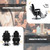 MyS Heavy Duty Barber Chair – 700 lbs Capacity Industrial Hydraulic Reclining