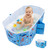Baby Bathtub Collapsible & Portable, Foldable Toddler Bath Tub with Dual Drain Plug