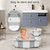 Bathtub for Newborn to Toddler 0-36 Months, Spacious Foldable Infant Bath