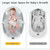 Bathtub for Newborn to Toddler 0-36 Months, Spacious Foldable Infant Bath