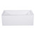 Eden VTAP543022L 54-Inch Acrylic Alcove Tub with Left Hand