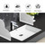 Shower Splash Guard Kit, Large Splash Guards for Bathtub Waterproof